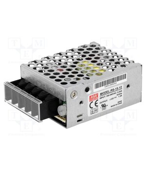 RS-15-12 Power supply: switching; for building in,modular; 15W; 12VDC Wkhx6i7TO2mkHavxUSPATG-JXVYWAujyywjJQlXb17M