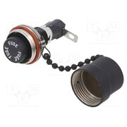 03400313Z Fuse holder; 6.3x32mm; 20A; 300VAC; 340; with retaining chain ga6nZ06gMNxzMqlYSWuJGHCpGOhnyy5Pbbzox2RNcYw