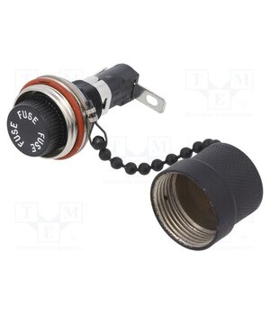 03400313Z Fuse holder; 6.3x32mm; 20A; 300VAC; 340; with retaining chain ga6nZ06gMNxzMqlYSWuJGHCpGOhnyy5Pbbzox2RNcYw