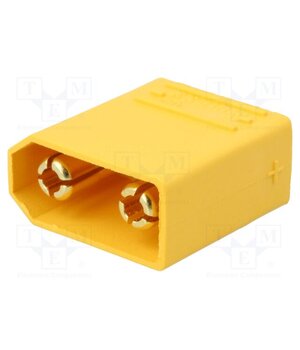 XT90PB-M Connector: DC supply; socket; male; XT90; 40A; 500V; PIN: 2; straight OYAFPuH_Sx0gEXkARpicM8rzTxo93SwyvqX4XWjxTKE