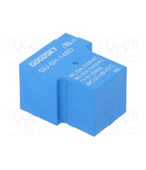 GU-SH-148D Relay: electromagnetic; SPDT; Ucoil: 48VDC; 30A; max.240VAC; GU; PCB ot6B01_hU7arM_urPvEBFKBYhMDkNvcQFaLyX6W0E_g