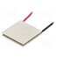 TEC1-04908 Module: Peltier; 5.9V; 8A; 25x25x3.5mm; 30W; Al2O3; 20AWG; Len: 151mm O6tmF5jTXFm2O1YJerFXAx3sagiNLYSe51ve5S7Hm5M