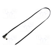 A21-TT-T050-050BK Cable; 2x0.5mm2; wires,DC 5,5/2,1 plug; angled; black; 0.5m xOKP-qO1aSJw1xI0IKPtdlqI9tBS1FFubGWjvV1vL2c
