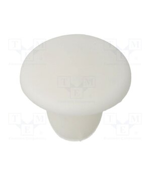 10060520 Stopper; H: 7mm; push-in; Flange dia: 11mm; white; Ømount.hole: 6mm 2F3mXZBFtrWxzDEhyEgbC-dfWf9Xbd91dokLXVlQf1Q