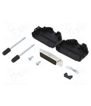 L17DPPK25-BK+L717SDB25P Connector: D-Sub; PIN: 25; male; straight; soldering; for cable E0ScH9J-nZxAQeSWnGMKGlU6epSxi29zn5QOBoDsCpU
