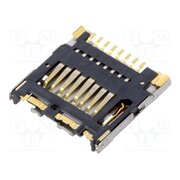 DM3CS-SF Connector: for cards; microSD; SMT; on PCBs; gold-plated; PIN: 8 sclzASyaamxlLfLJzrGqYUToaH7ODYj4nkX6-k9v2JM