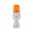 710111113 Signaller: lighting-sound; 230÷240VAC; bulb BA15D; orange; IP43 LBEfO1w8dcXW2-yKa00SgDsTAQI1iyYAFh9FirRG0dc