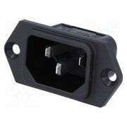 6100.3100 Connector: AC supply; socket; male; 10A; 250VAC; C14 (E); 6100-3 JJ9CzH4rGsjKVF1oRQjgrEWgs7oOYsF12KG1R45jM3g