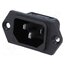 6100.3100 Connector: AC supply; socket; male; 10A; 250VAC; C14 (E); 6100-3 JJ9CzH4rGsjKVF1oRQjgrEWgs7oOYsF12KG1R45jM3g