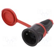 2521-SR Connector: AC supply; female; socket; 2P+PE; 250VAC; 16A; for cable HvD-fHR6-mdpCUosQiSM7yAo1I2ogR42P1wSQ9FX_Zc