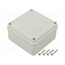 686.204 Enclosure: multipurpose; X: 108mm; Y: 108mm; Z: 55mm; SCABOX; grey tXPq0sLzvRTU8bghpRpr8aJhmz_1Lztf85ZmAA9DTvE