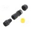CC-03BMMB-QL8MPP Connector: circular; plug; for cable; PIN: 3; male; with contacts PrEmII-LT49sc2905WNPzvX0Sxwj54AYD5PI8wfDfyU