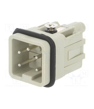 HA-004-M Connector: HDC; contact insert; male; HDC; PIN: 5; 10A; 250V; 4+PE lSw7wz8uf5w9G5XTVckOI5vsCBr8k7kbEXaYKRIiMjo