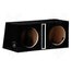 B1250SX2 BLACK Car loudspeaker enclosure; MDF; black; 300mm; Øhole: 282mm; 50+50l B7kqNTSwg7XfkaSUv0q9ce4W4fY82JCx8AtD7JwShuI