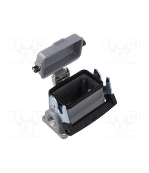10038900 Enclosure for connectors: HDC; size H-B 10; with latch; straight omEqsoepcKEl596ieyZMYHupJ5aBcXzAO8ZZe6DuXtM