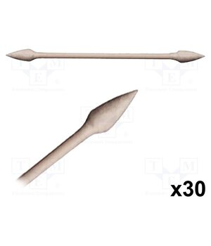 2313-30 Cleaning cloth: cleaning sticks; 30pcs; L: 79.4mm; double-sided sp7q7Roszr3xQjjdrcFTr6zRa2TFLO_kHz_4Xbf9K2U