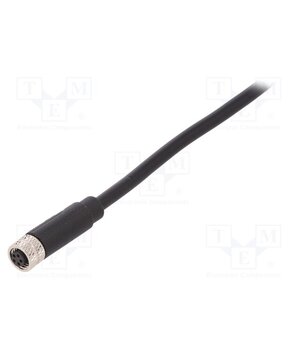PXPPVC08FBF05BCL010PVC Connector: M8; female; PIN: 5; 1.5A; 30V; IP67; straight; plug; 1m; PVC rm39ShP5g7nYPIEKxkmY-zY8_UpF9u-kol__J9LoXyE