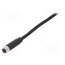 PXPPVC08FBF05BCL010PVC Connector: M8; female; PIN: 5; 1.5A; 30V; IP67; straight; plug; 1m; PVC rm39ShP5g7nYPIEKxkmY-zY8_UpF9u-kol__J9LoXyE