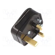 LT-327 3A PLUG BLK Connector: AC supply; plug; 2P+PE; 250VAC; 3A; black; PIN: 3; angled nIuyY-dr7CkknReIQmzSFiB-ZnJ50f5428ikl46_NSg