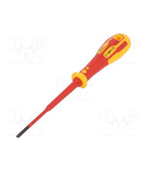 T49244-035 Screwdriver; insulated,slim; slot; 3.5x0.6mm; Blade length: 100mm V9dfRLrughRFvvUrsVY7ZscPWya6Hvqi4I34SwwUjoQ