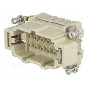 09330102602 Connector: HDC; contact insert; male; 16A; 500V; Han E®; PIN: 10 _-_ZxRtBH_mB7Fs5rqu7UAJJpeBGTdzQEbr0GPA5NVk