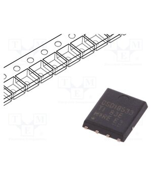 CSD19533Q5AT Transistor: N-MOSFET; unipolar; 100V; 100A; 96W; VSONP8; 5x6mm 0AFWAeP8tYdJB-YbnGJ09JIZknjU7aYwJUjq61EAWzU