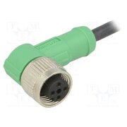 SAC-4P-3,0-PUR/M12FR Cable: for sensors/automation; M12; PIN: 4; angled; 3m; plug; 250VDC hDudrMgwAbEtUK5WD42OepZABR6CIGXDtkLpVob9vbc