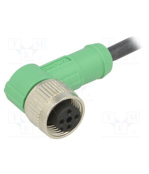 SAC-4P-3,0-PUR/M12FR Cable: for sensors/automation; M12; PIN: 4; angled; 3m; plug; 250VDC hDudrMgwAbEtUK5WD42OepZABR6CIGXDtkLpVob9vbc