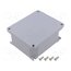 653.01 Enclosure: multipurpose; X: 115mm; Y: 140mm; Z: 60mm; ALUBOX; grey n62MEz7qcZ-f65Ue0aUb2Zog5LfvB2a1DIT84G8WSNM