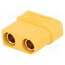 XT90PB-F Connector: DC supply; socket; female; XT90; 40A; 500V; PIN: 2; THT aahATIcxSrGWDancOaq7vgr9Tu2fn0psJmExB_HhN9U