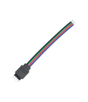 4-pin vīriešu savienotājs RGB LED sloksnei un Neon Flex, 12V/ 24V, ar 100 mm pagarinājuma kabeli

 PLDJX13K+1.jpg