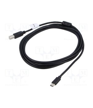 CA-USBA-14CC-0030-BK Cable; USB 2.0; USB B plug,USB C plug; gold-plated; 3m; black BMitChE5G5n1jmVm1idvKukZEsfpArO6xh99VHY11fk