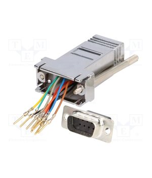 2112-0105-11 Transition: adapter; D-Sub 9pin male,RJ45 socket r6UvJ_46b2E8T8zGo1HE17Jw5NGiKOUWr5DwAe3hfRo