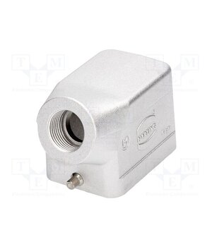 19628061540 Enclosure for connectors: HDC; size 6B; for cable; IP65; angled OKkm3FNg3W601JGNT2dtEPJXYqJP3HCZjBDysw5jRD8