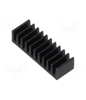 PR8/6,3/SE Heatsink: extruded; flat; DIL; black; L: 6.3mm; W: 18.9mm; H: 4.8mm U6vqiazO0MmfBAp-SggTNcDV2ei1vOeDdbTLUPN9Hpk
