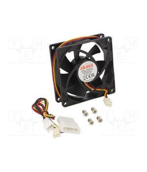 AK-181BK-S Fan: DC; axial; 12VDC; 80x80x25mm; 18.54dBA; EBR; 1800rpm; 1.68mmH2O FsX8lTnSC8EuWLTPZEoxItIcn3nITyAPlCQiGzXu0Wk