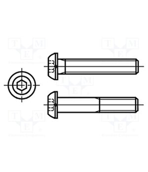 1805568 Screw; M2x4; 0.4; Head: button; hex key; HEX 1.3mm; steel; ISO 7380 2ON5U1VZVVxuFQLMOlAL5loE9oPzQBMwM5xDmKf3Qis