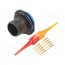 D38999/24ZC98PN Connector: military; socket; male; PIN: 10; straight; crimped; 7.5A ClP6mY0KsJ2OWA8mF1wxhE40AVhP5pfbr17PI7DIqgM