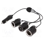 A13-75170U1702-W1 Cigarette lighter splitter; Sup.volt: 7÷12VDC; Inom: 10A; black ahqMCDcftoMGUSsGxeZYOid8cnpEM44iJObyeKWwkIQ