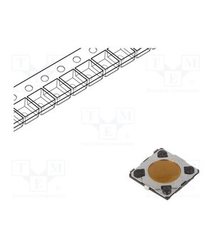 EVQ7P6B40 Microswitch TACT; SPST; Pos: 2; 0.02A/15VDC; SMT; 4.1x4.1x0.35mm aoz0yyHTSckJ3jEg4n29hw89p_y9EX6Hk0tXUackh-Y