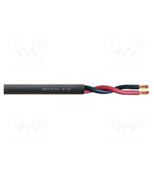 SP-101 Wire: loudspeaker cable; 2x2.5mm2; stranded; Cu; black; PVC -2pn1rio1K-ZtBPa2pwUpvTz2mJg5HA6wMXTLv8xrxI