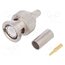 J01000F1255Y Connector: BNC; plug; male; straight; 50Ω; crimped; for cable vlWiEqLESaJvPbTpXZSo_LYzOcjuad2aMQpfODo304U