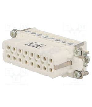 C14610B0161024 Connector: HDC; contact insert; female; 14A; 250V; PIN: 16; 16+PE _TEurm2shExEkUg6diNuDFkSrDBuCPNcyqdt_jsQEkU
