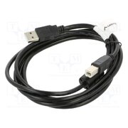 CA-USBA-11CC-0018-BK Cable; USB 2.0; USB A plug,USB B plug; gold-plated; 1.8m; black o00xrQ_pUAfaXSYErIK3HD4Hcm7GigN6iNlrgu4359I