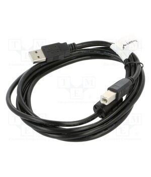 CA-USBA-11CC-0018-BK Cable; USB 2.0; USB A plug,USB B plug; gold-plated; 1.8m; black o00xrQ_pUAfaXSYErIK3HD4Hcm7GigN6iNlrgu4359I