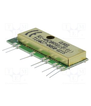 650200590G Module: RF; AM receiver; AM,ASK; 433.92MHz; -100dBm; 3VDC; 70uA P8lKTdBSCqI0RK9nVZgpHQR22b8NqyAOi13R7dLnQsw