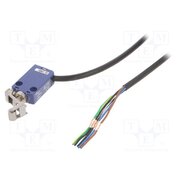 XCMD2124L1 Limit switch; lever R 45mm, metal roller Ø9mm; NO + NC; 6A; 1m KlbEX2YsxZugH_NFil0tXJERLxbmx20jb0YNa9GTHrk