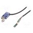 XCMD2124L1 Limit switch; lever R 45mm, metal roller Ø9mm; NO + NC; 6A; 1m KlbEX2YsxZugH_NFil0tXJERLxbmx20jb0YNa9GTHrk
