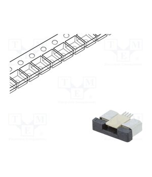DS1020-09-04VBT1A-R Connector: FFC/FPC; tinned; SMT; 500mA; 50V; PIN: 4; Contacts: copper e86KNyFbbbCSSqIIU-Lx95UE2-mTJ9_-GjAoBUvFRBY