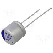 YL1H157M1009MBB Capacitor: hybrid; THT; -55÷125°C; Body dim: Ø10x9.5mm; 150uF; ±20% 047h0GY74p2X2Mo1LE2csxDSmaU3k8NYxUVfm3LtiT4